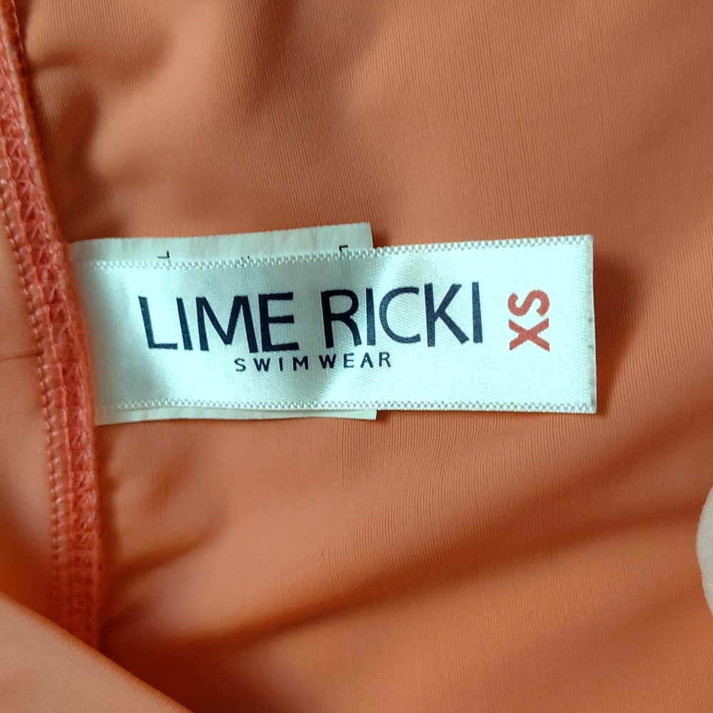 LIME RICKI-Peach Ruffle Women's SWIM SKRT SWIMWEAR SWIM-COVER UP SKIRT - Picture 6 of 10